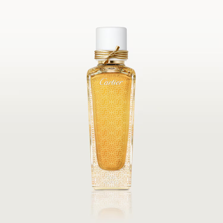 golden bottle on a white background