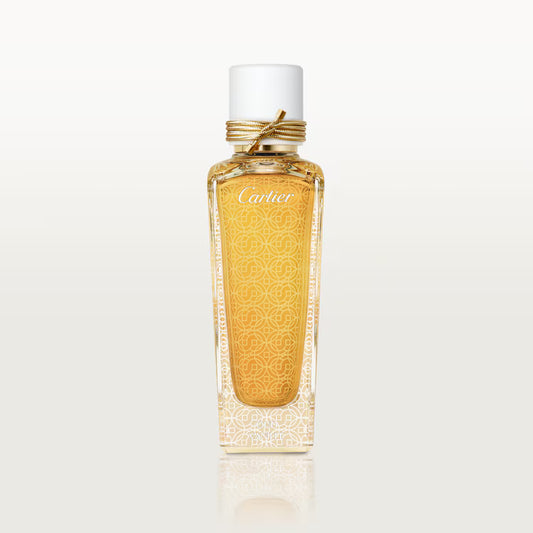 golden bottle on a white background